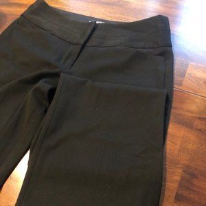 Express Black Straight Leg Editor Dress Pants